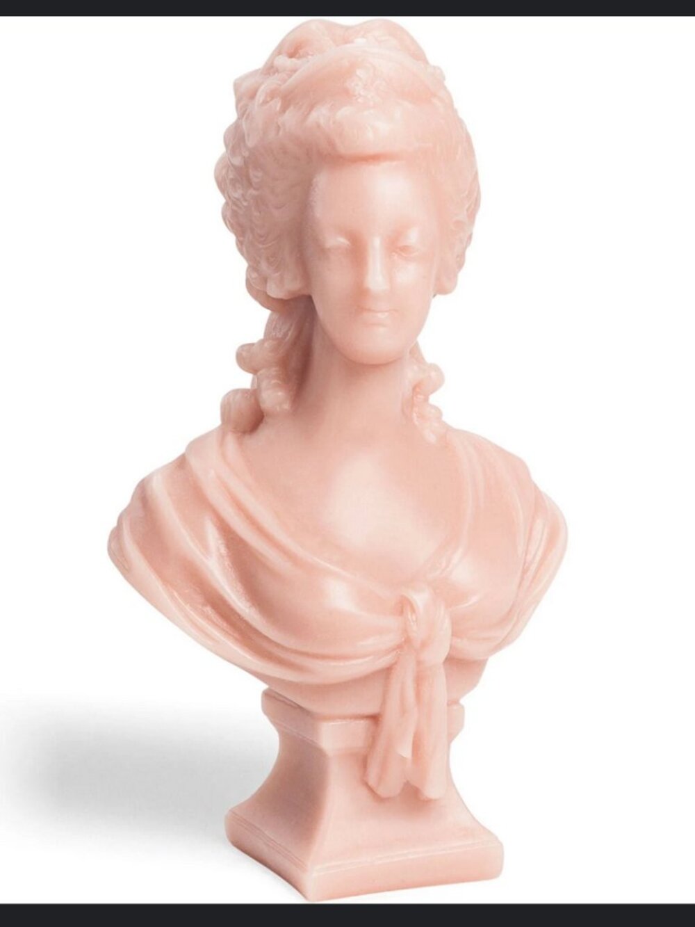 Cire Trudon Marie Antoinette bust candle in rose - Picture 2 of 16